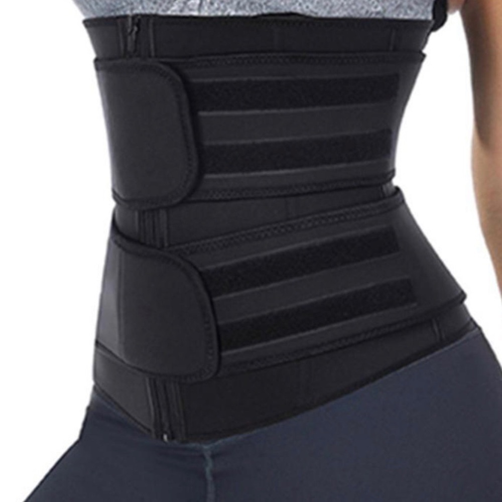 Double belt waist trainer faja cincher